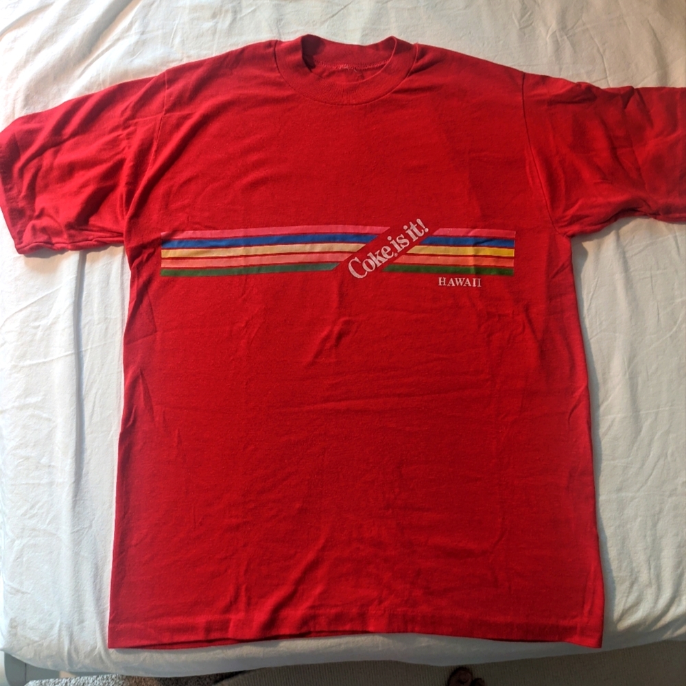 Vintage coke x Hawaii shirt
